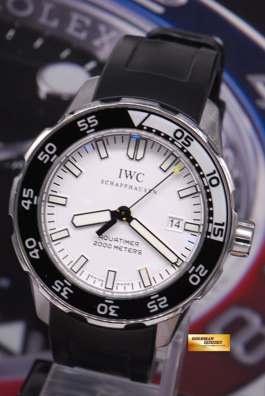 [SOLD] IWC AQUATIMER 2000m 46mm AUTOMATIC WHITE IW3568-06 (MINT)