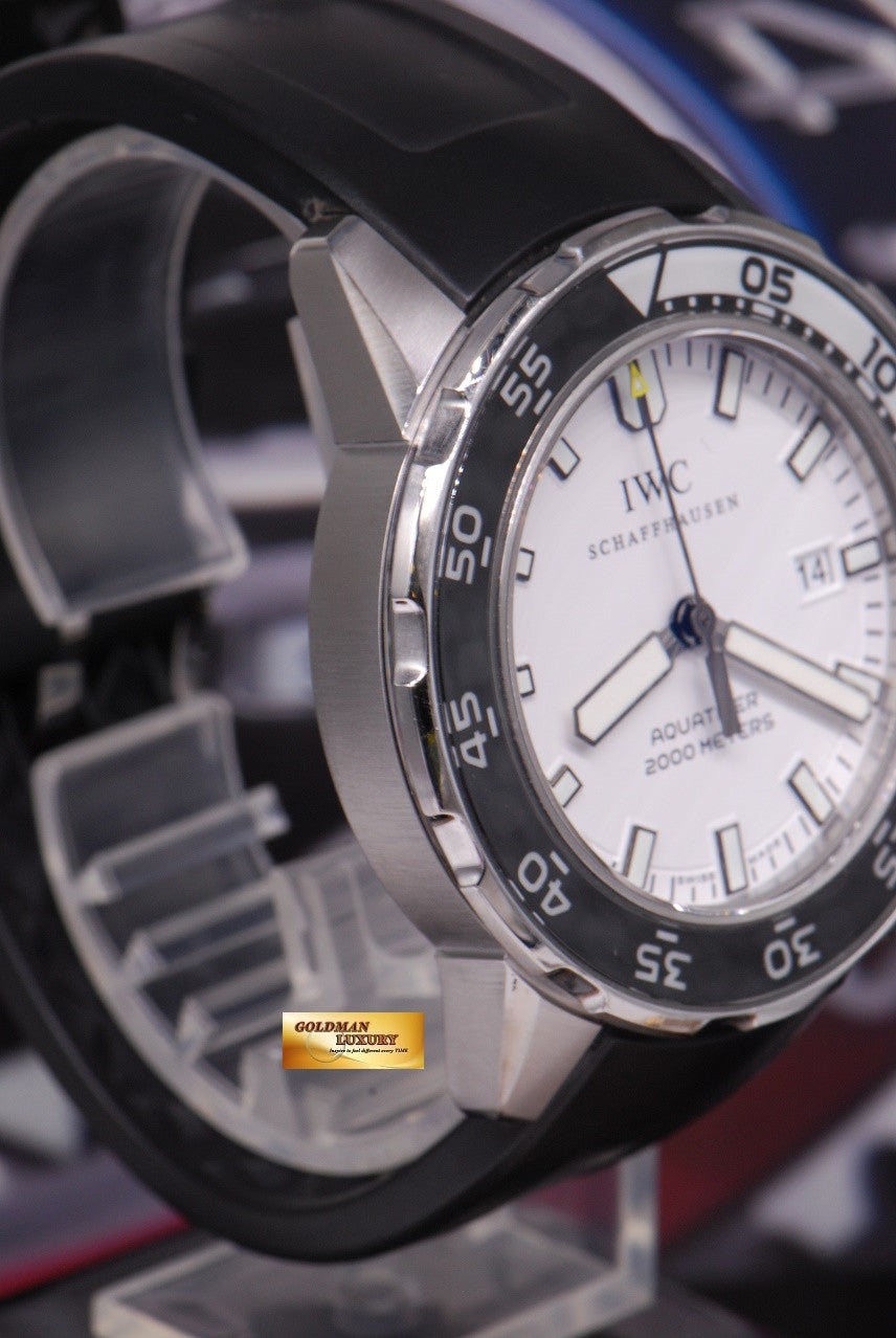 [SOLD] IWC AQUATIMER 2000m 46mm AUTOMATIC WHITE IW3568-06 (MINT)
