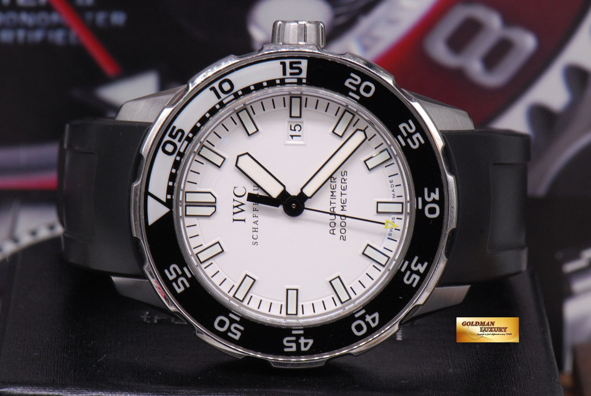 [SOLD] IWC AQUATIMER 2000m 46mm AUTOMATIC WHITE IW3568-06 (MINT)