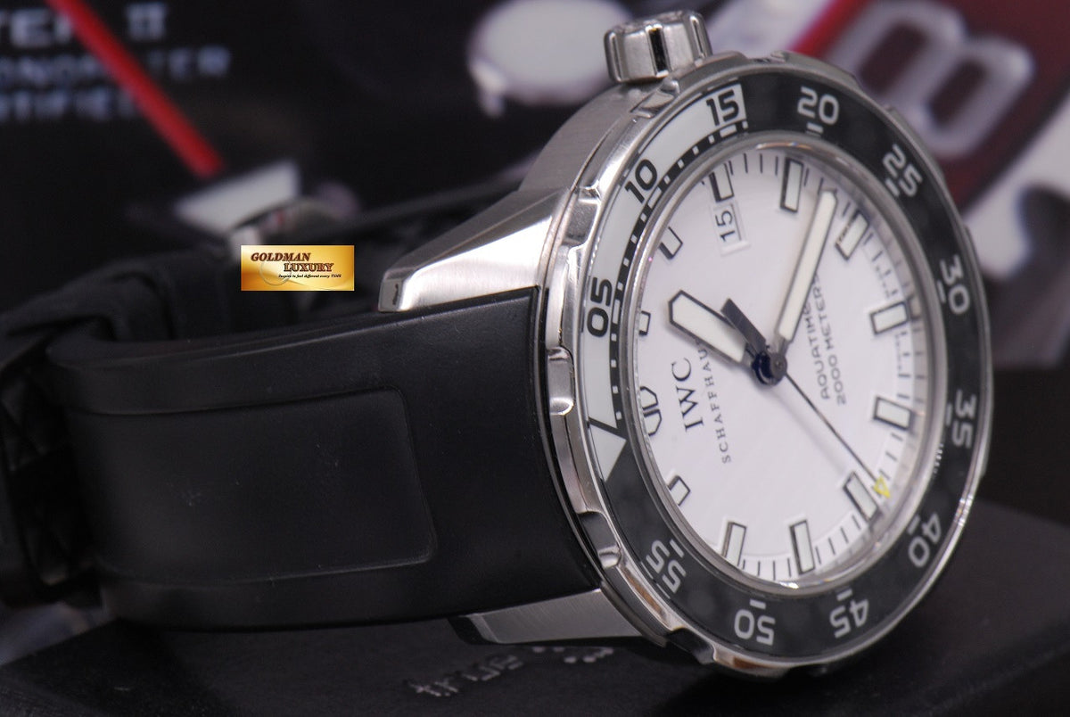 [SOLD] IWC AQUATIMER 2000m 46mm AUTOMATIC WHITE IW3568-06 (MINT)
