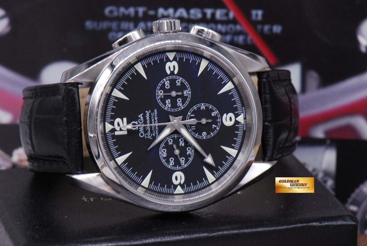 [SOLD] OMEGA AQUA TERRA RAILMASTER 42mm CHRONOGRAPH AUTOMATIC BLACK (NEAR MINT)