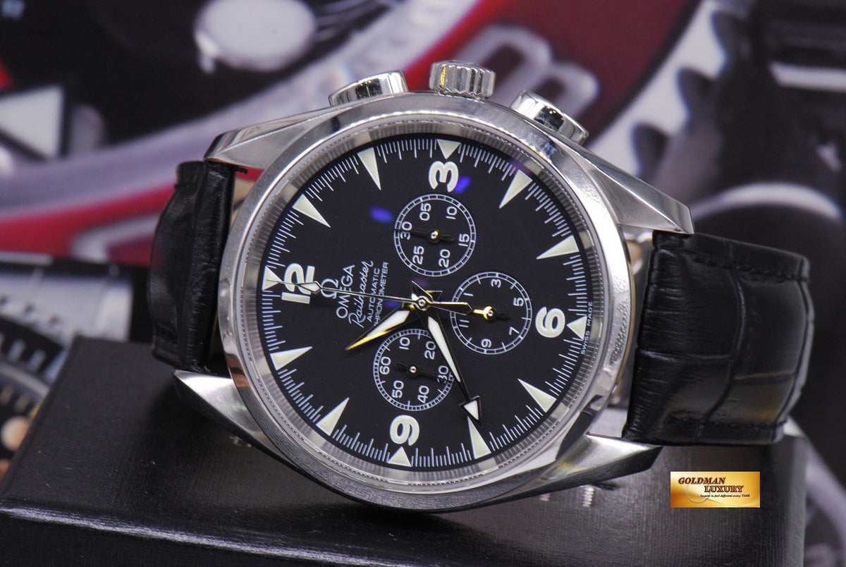[SOLD] OMEGA AQUA TERRA RAILMASTER 42mm CHRONOGRAPH AUTOMATIC BLACK (NEAR MINT)