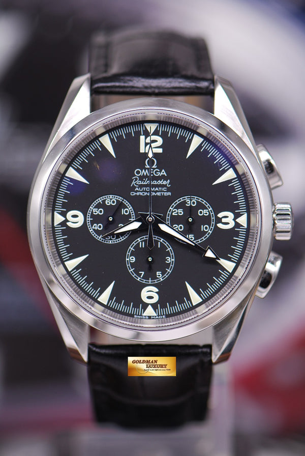 [SOLD] OMEGA AQUA TERRA RAILMASTER 42mm CHRONOGRAPH AUTOMATIC BLACK (NEAR MINT)