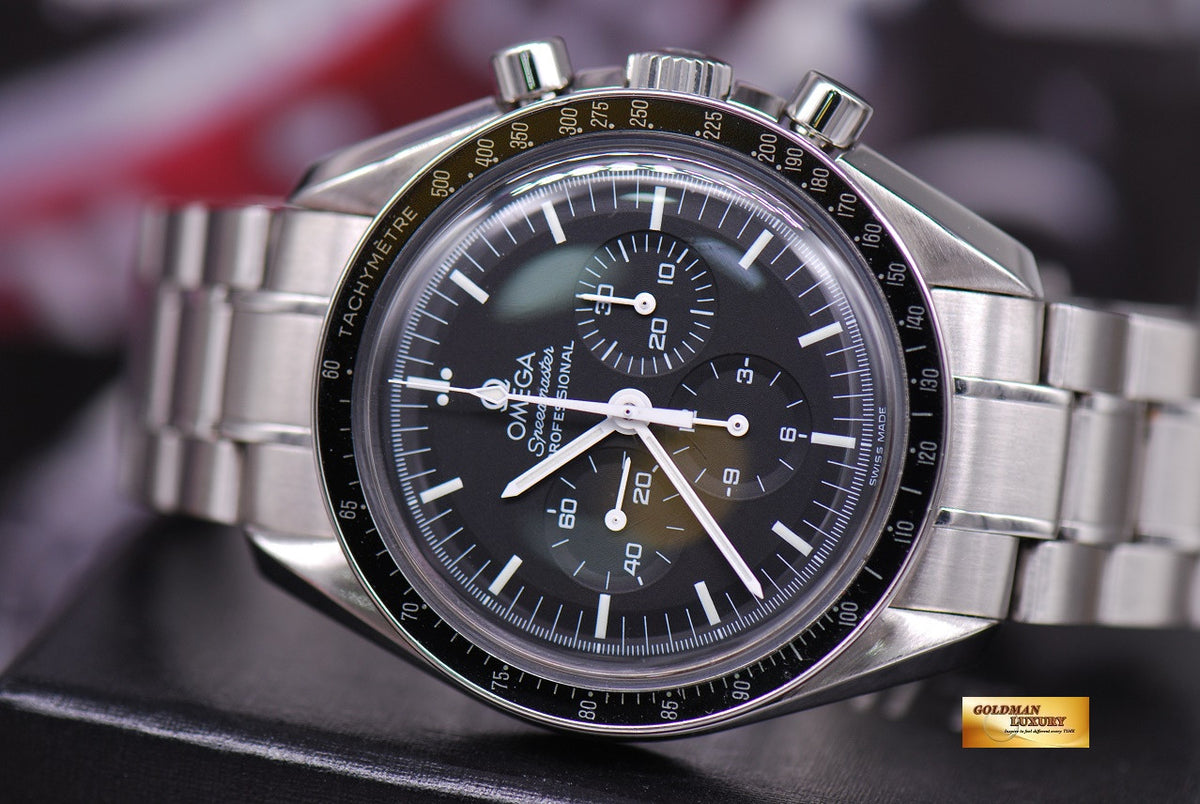 [SOLD] OMEGA SPEEDMASTER MOON WATCH “LAST LUNAR LANDING” E.A CERNAN APOLLO XVII LIMITED EDITION Ref 3574.5100 (MINT)