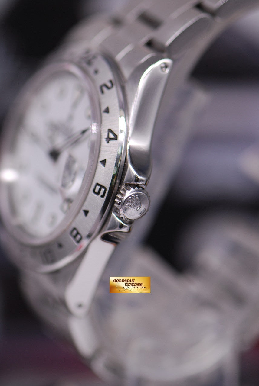 [SOLD] ROLEX OYSTER PERPETUAL EXPLORER II REF 16570 WHITE (MINT)