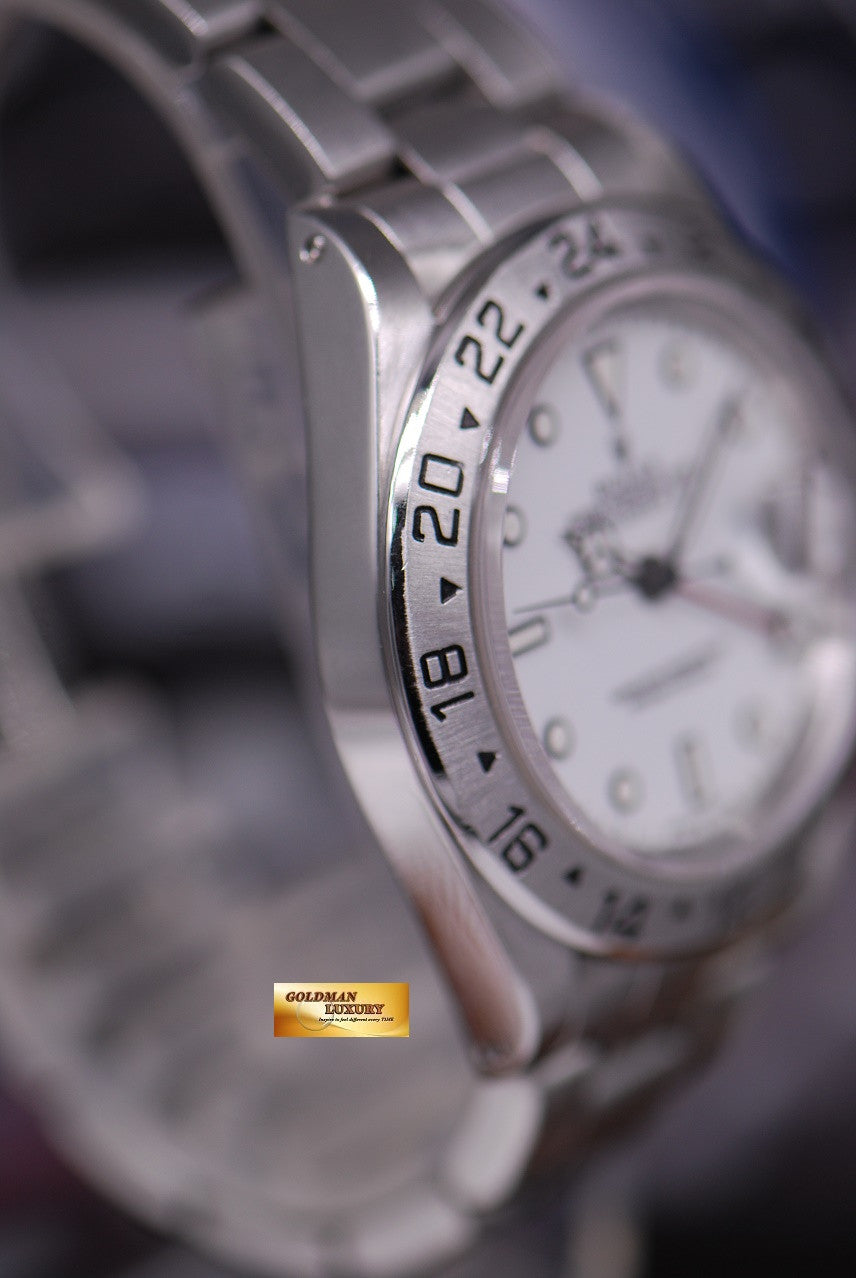 [SOLD] ROLEX OYSTER PERPETUAL EXPLORER II REF 16570 WHITE (MINT)