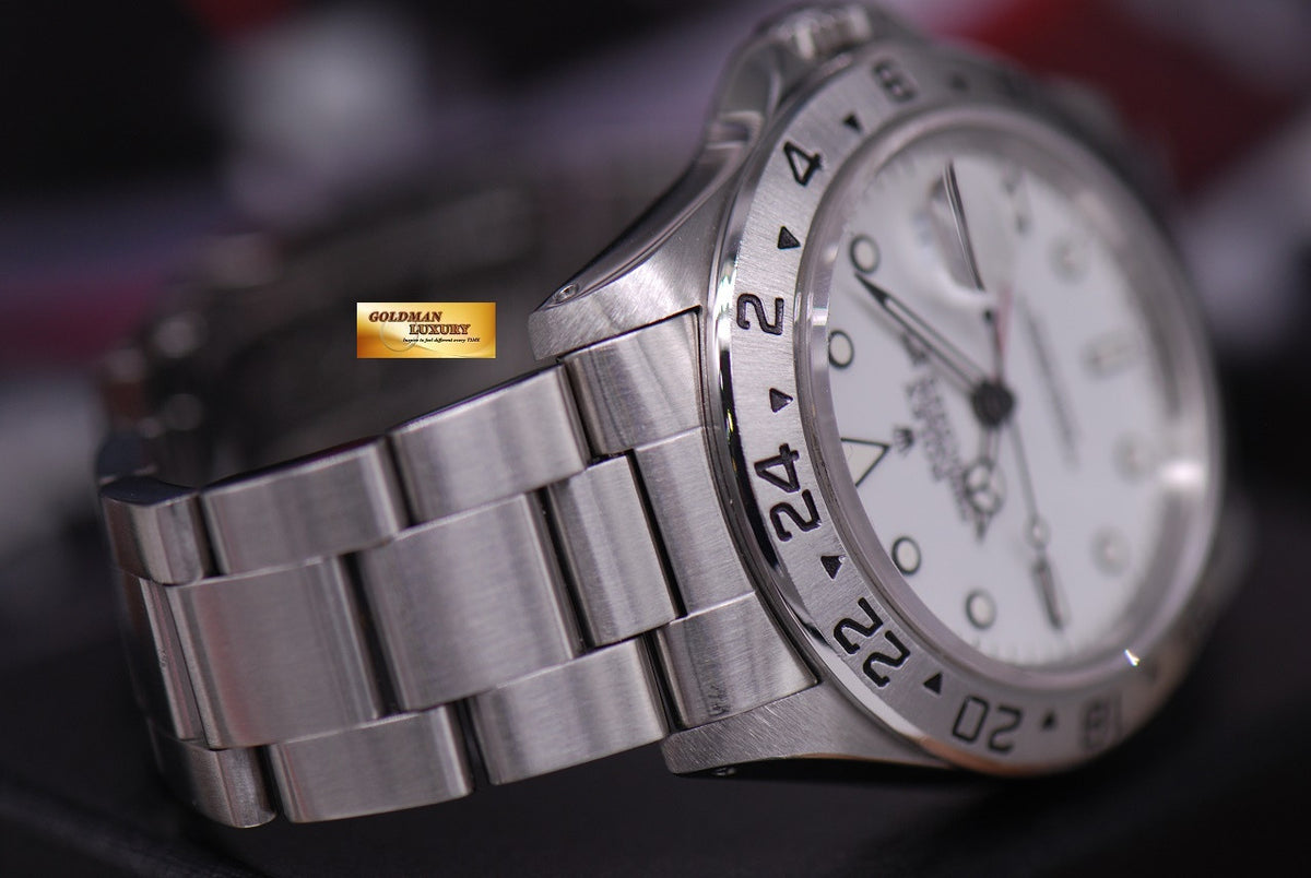 [SOLD] ROLEX OYSTER PERPETUAL EXPLORER II REF 16570 WHITE (MINT)