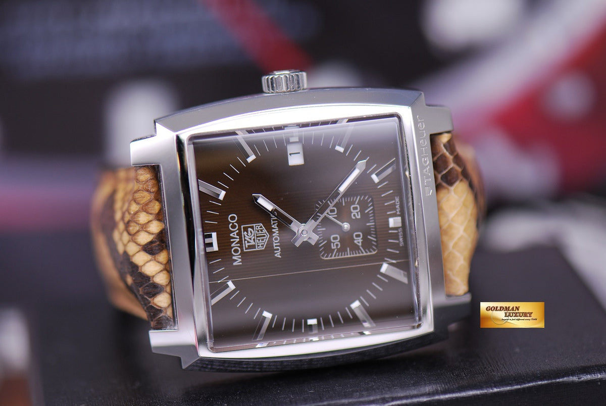 [SOLD] TAG HEUER MONACO CALIBRE 6 AUTOMATIC PYTHON WW2115 (MINT)