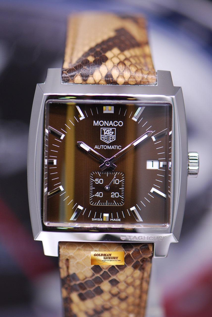 [SOLD] TAG HEUER MONACO CALIBRE 6 AUTOMATIC PYTHON WW2115 (MINT)