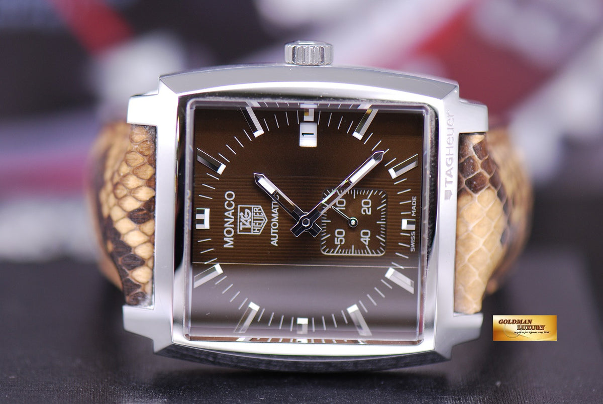 [SOLD] TAG HEUER MONACO CALIBRE 6 AUTOMATIC PYTHON WW2115 (MINT)