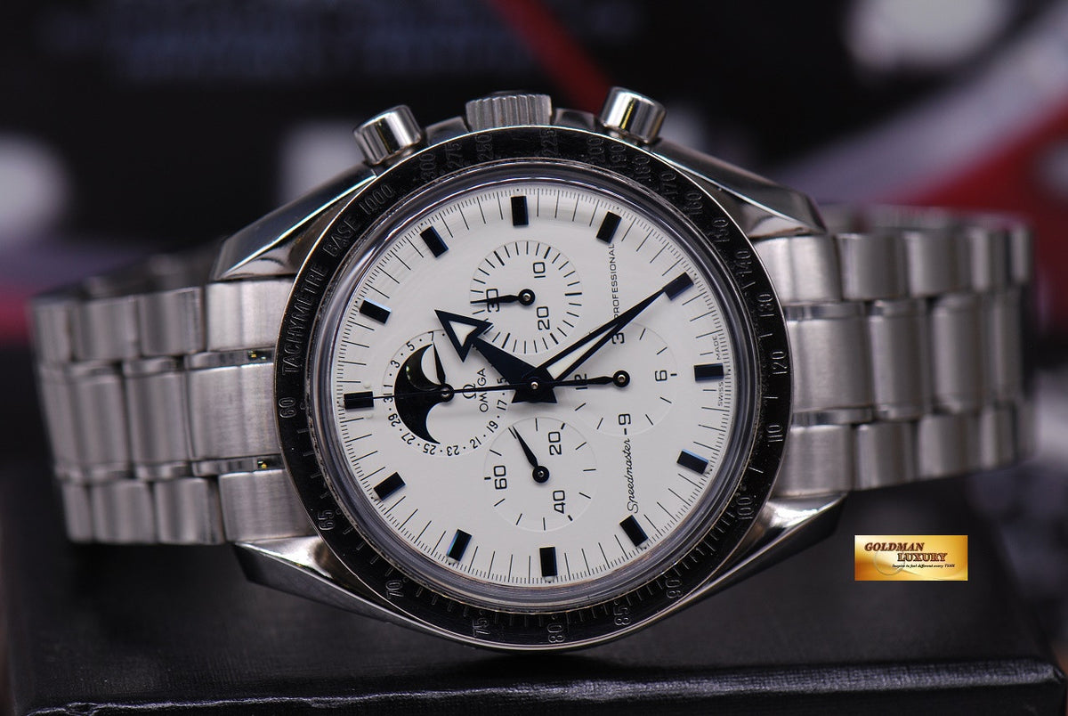 [SOLD] OMEGA SPEEDMASTER BROAD ARROW CHRONOGRAPH MOONPHASE C.1866 MANUAL Ref 3575.3000 (NEAR MINT)