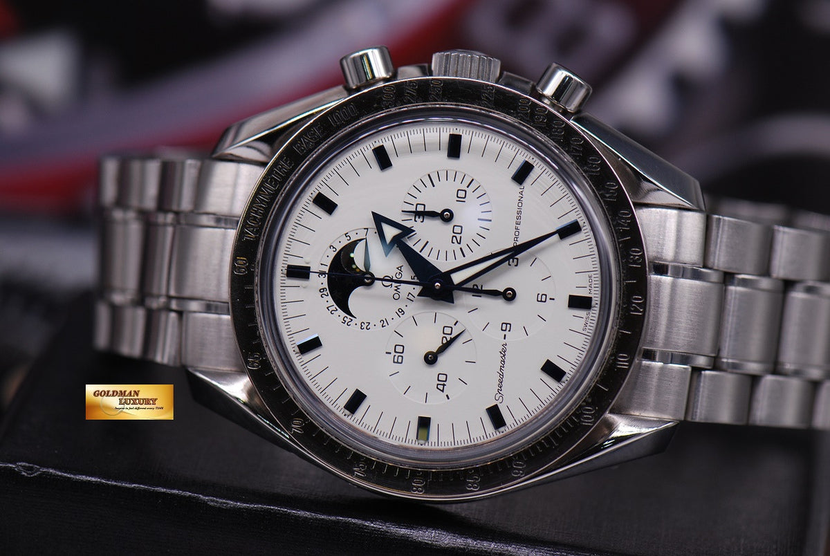[SOLD] OMEGA SPEEDMASTER BROAD ARROW CHRONOGRAPH MOONPHASE C.1866 MANUAL Ref 3575.3000 (NEAR MINT)