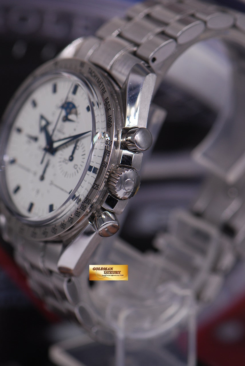 [SOLD] OMEGA SPEEDMASTER BROAD ARROW CHRONOGRAPH MOONPHASE C.1866 MANUAL Ref 3575.3000 (NEAR MINT)