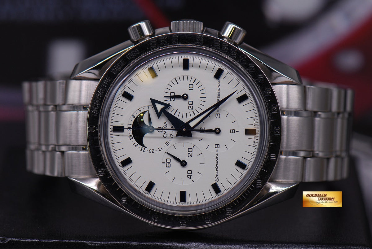 [SOLD] OMEGA SPEEDMASTER BROAD ARROW CHRONOGRAPH MOONPHASE C.1866 MANUAL Ref 3575.3000 (NEAR MINT)