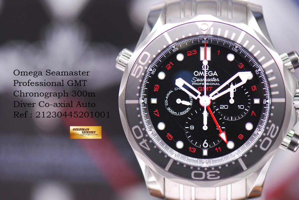 Omega seamaster gmt chronograph clearance