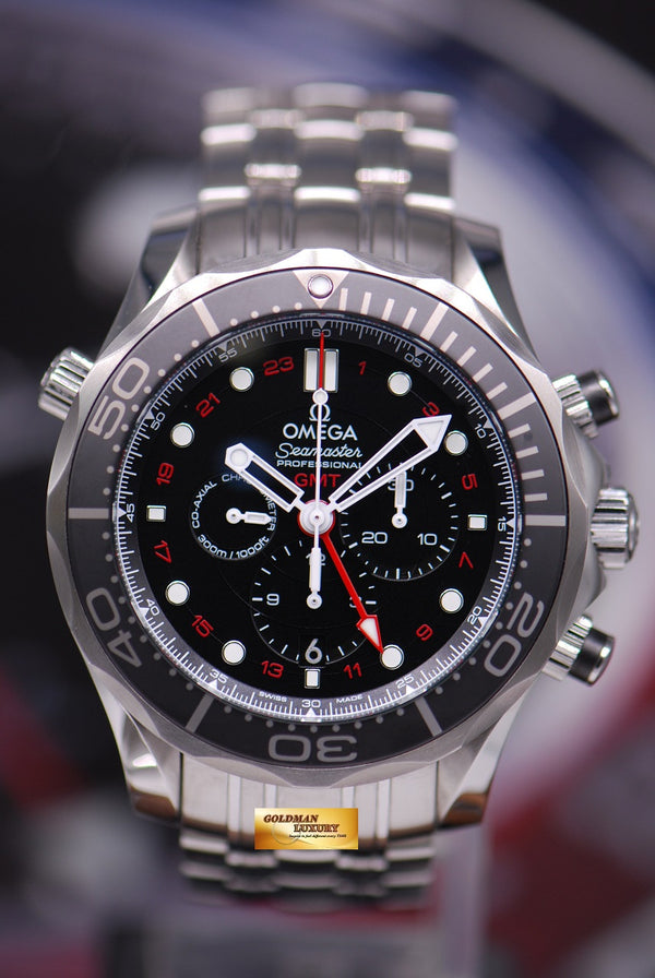 [SOLD] OMEGA SEAMASTER GMT CHRONOGRAPH 300m DIVER CO-AXIAL AUTOMATIC (MINT)