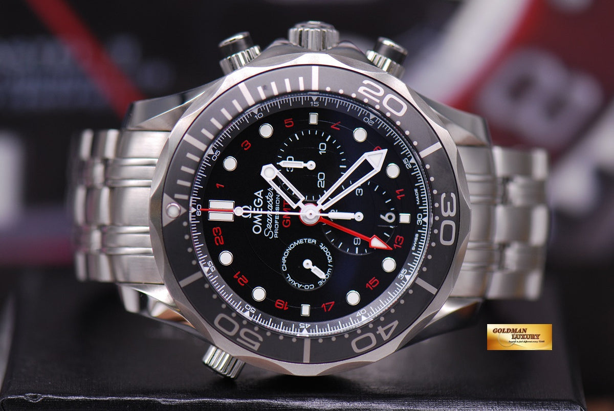 [SOLD] OMEGA SEAMASTER GMT CHRONOGRAPH 300m DIVER CO-AXIAL AUTOMATIC (MINT)