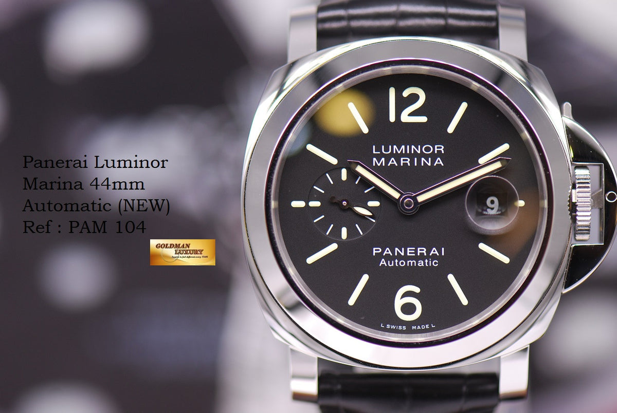 [SOLD] PANERAI LUMINOR MARINA 44mm AUTOMATIC PAM 104 (NEW-UNWORN)