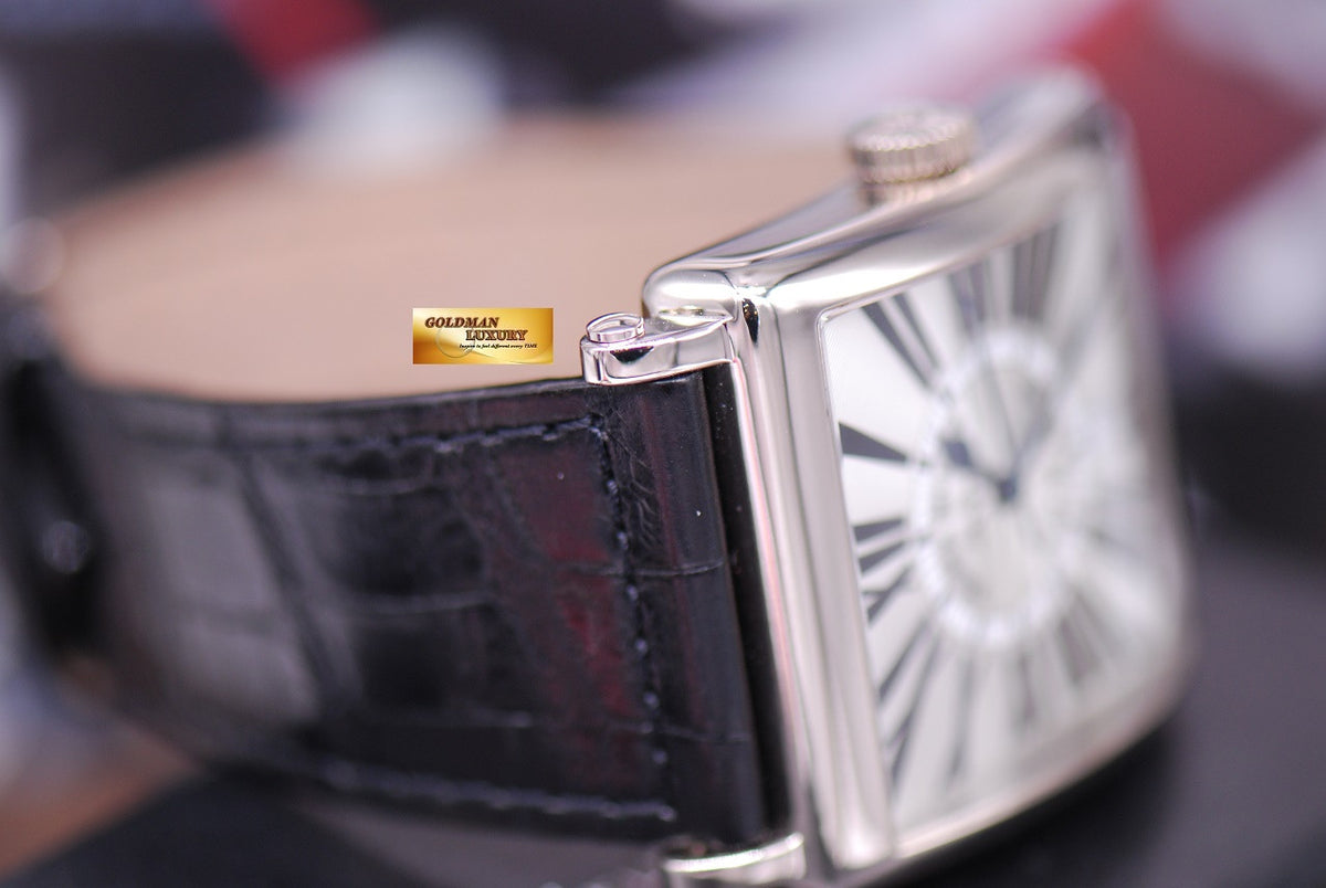 [SOLD] FRANCK MULLER MASTER SQUARE 18K WHITE GOLD AUTOMATIC 6000 H SCDT (MINT)