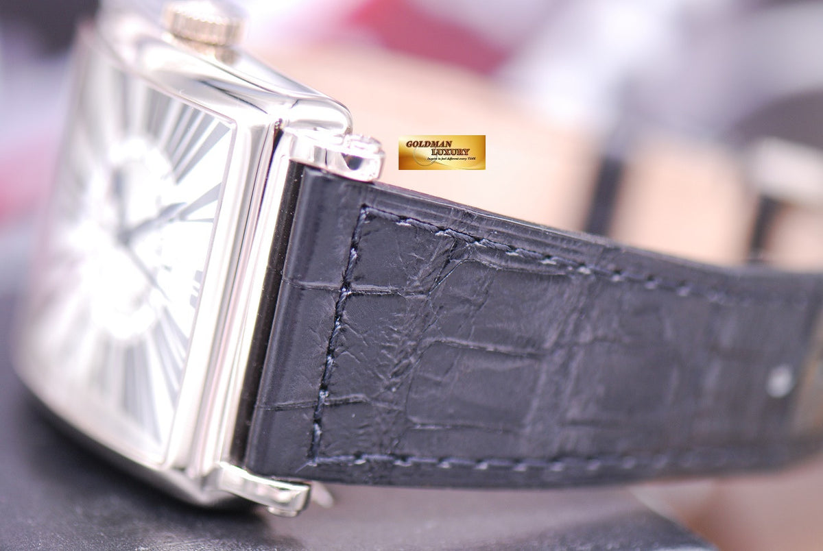 [SOLD] FRANCK MULLER MASTER SQUARE 18K WHITE GOLD AUTOMATIC 6000 H SCDT (MINT)