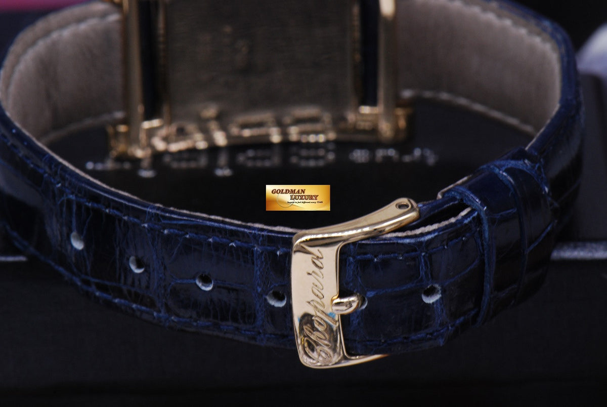 [SOLD] CHOPARD H DIAMOND 18K YELLOW GOLD LADIES MOP QUARTZ 13/6621 (NEAR MINT)