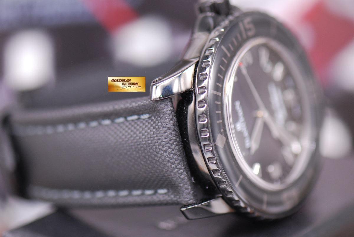 [SOLD] BLANCPAIN FIFTY FATHOM “BLACK KNIGHT” DLC COATED 45mm AUTOMATIC (MINT)