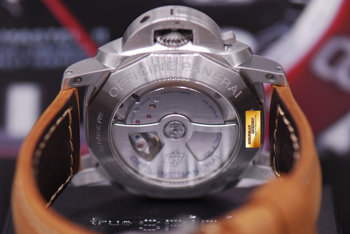 [SOLD] PANERAI LUMINOR 1950 GMT POWER RESERVE 44mm AUTOMATIC PAM321 (MINT)