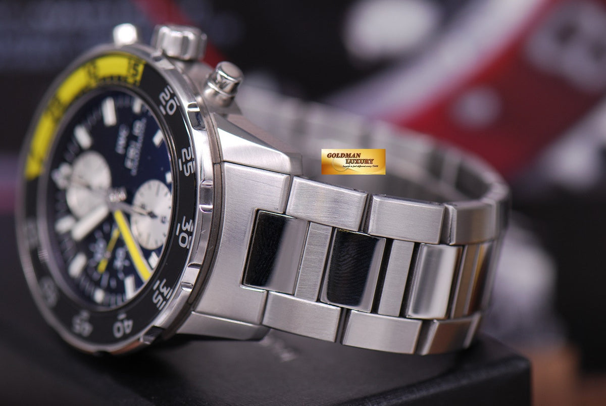 [SOLD] IWC AQUATIMER CHRONOGRAPH CERAMIC YELLOW BEZEL IW3767-01 AUTOMATIC (MINT)