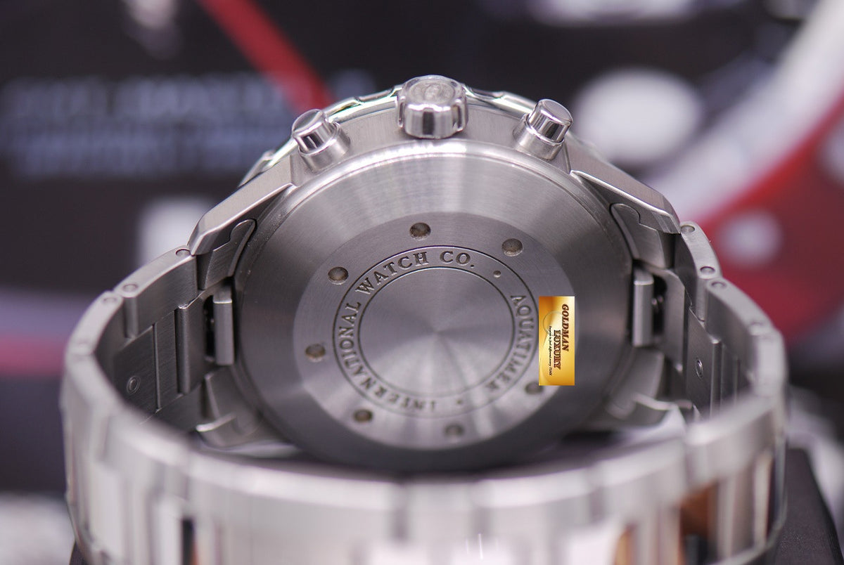 [SOLD] IWC AQUATIMER CHRONOGRAPH CERAMIC YELLOW BEZEL IW3767-01 AUTOMATIC (MINT)