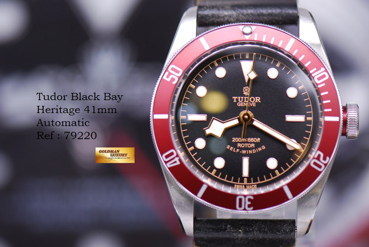 [SOLD] TUDOR BLACK BAY HERITAGE RED BEZEL AUTOMATIC (MINT)