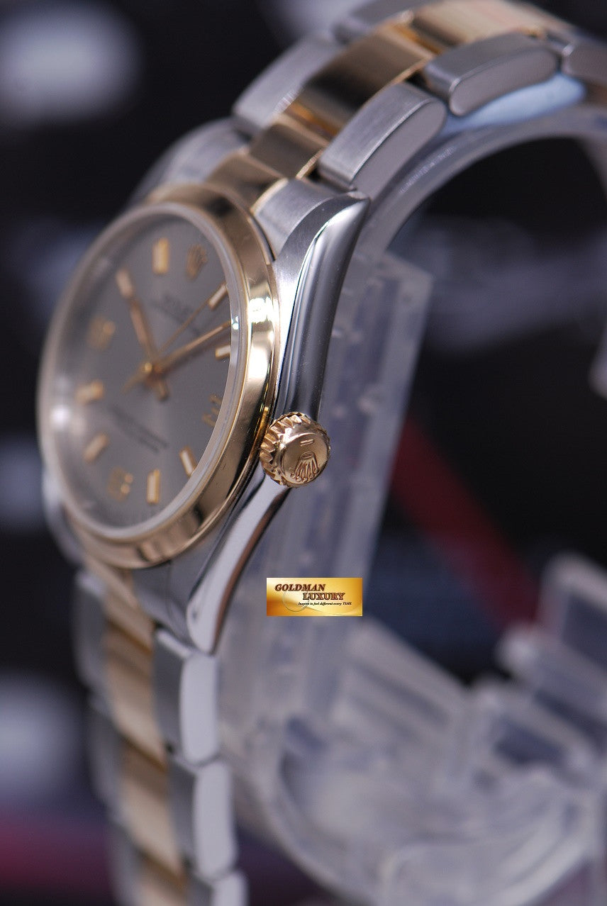 [SOLD] ROLEX OYSTER PERPETUAL 31mm BOYSIZE HALF-GOLD 67483 (MINT)