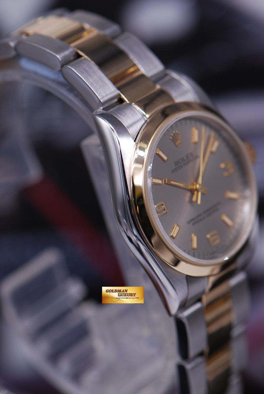[SOLD] ROLEX OYSTER PERPETUAL 31mm BOYSIZE HALF-GOLD 67483 (MINT)