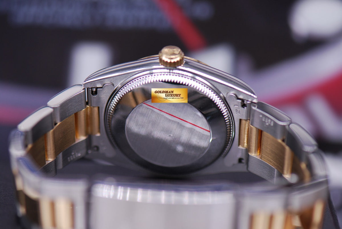 [SOLD] ROLEX OYSTER PERPETUAL 31mm BOYSIZE HALF-GOLD 67483 (MINT)