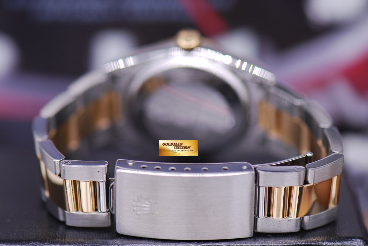 [SOLD] ROLEX OYSTER PERPETUAL 31mm BOYSIZE HALF-GOLD 67483 (MINT)