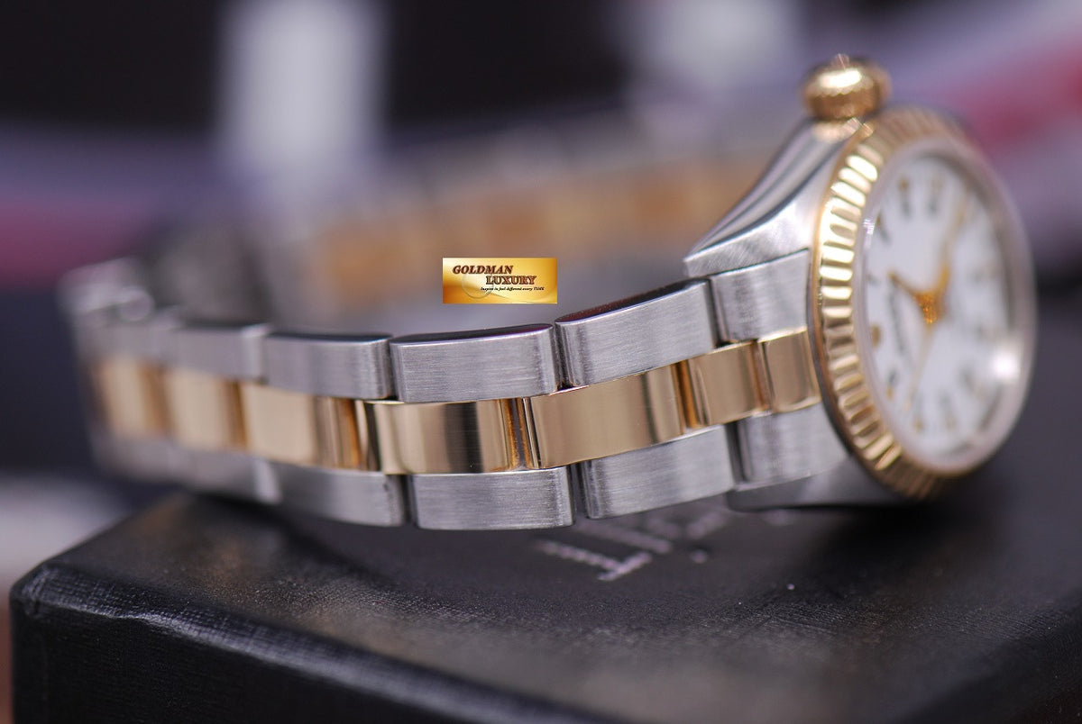 [SOLD] ROLEX OYSTER PERPETUAL 26mm LADIES HALF-GOLD 67193 (MINT)