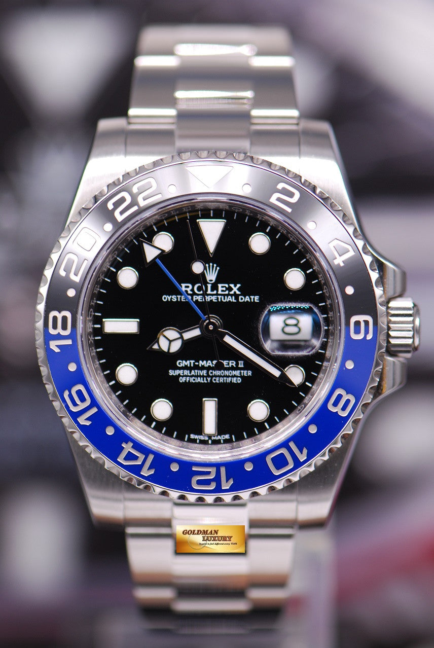 [SOLD] ROLEX OYSTER PERPETUAL GMT-MASTER II "BATMAN" CERAMIC (LOOK NEW IN BOX)