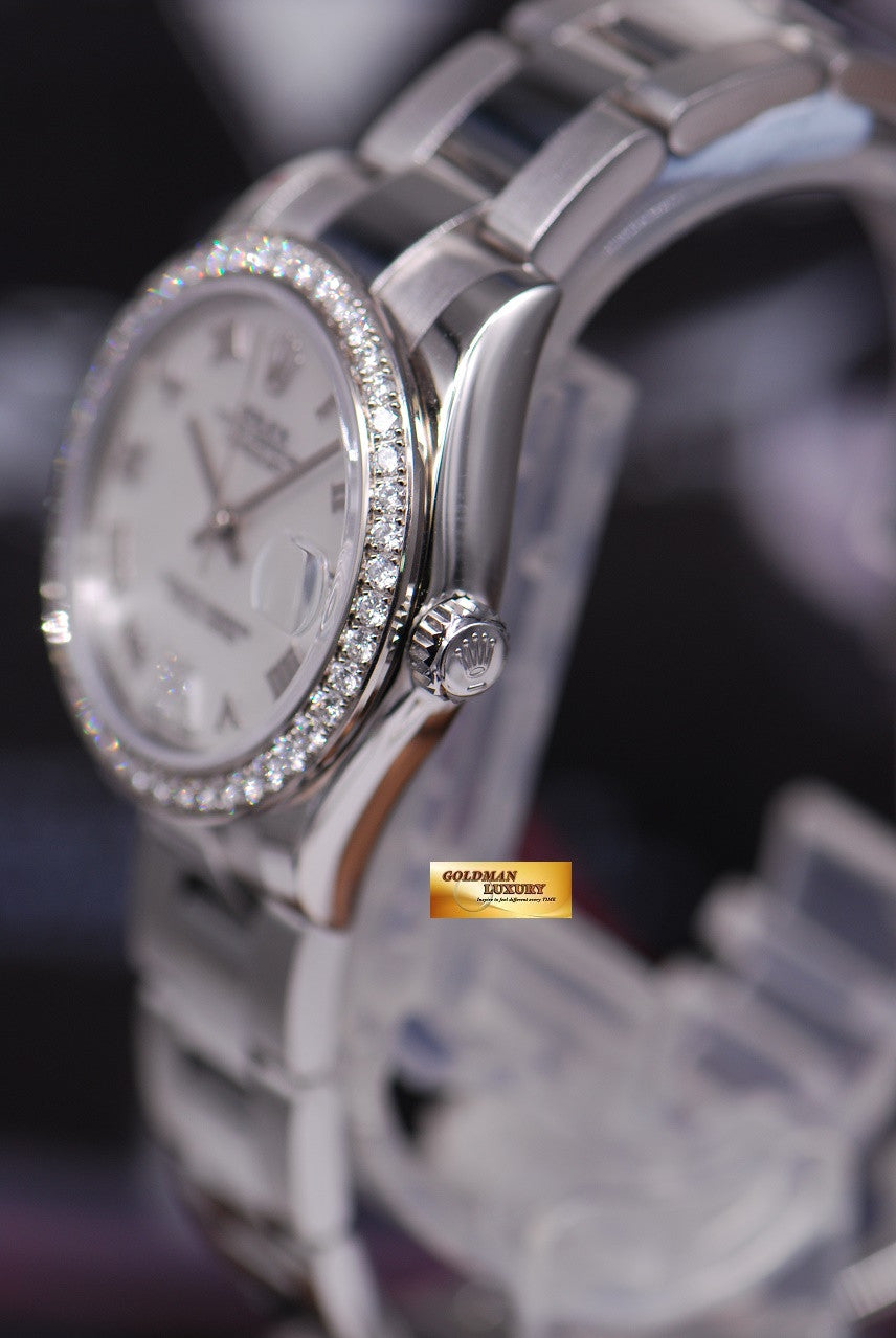 [SOLD] ROLEX OYSTER PERPETUAL LADIES 31mm MOP DIAMOND BEZEL 178384 (MINT)