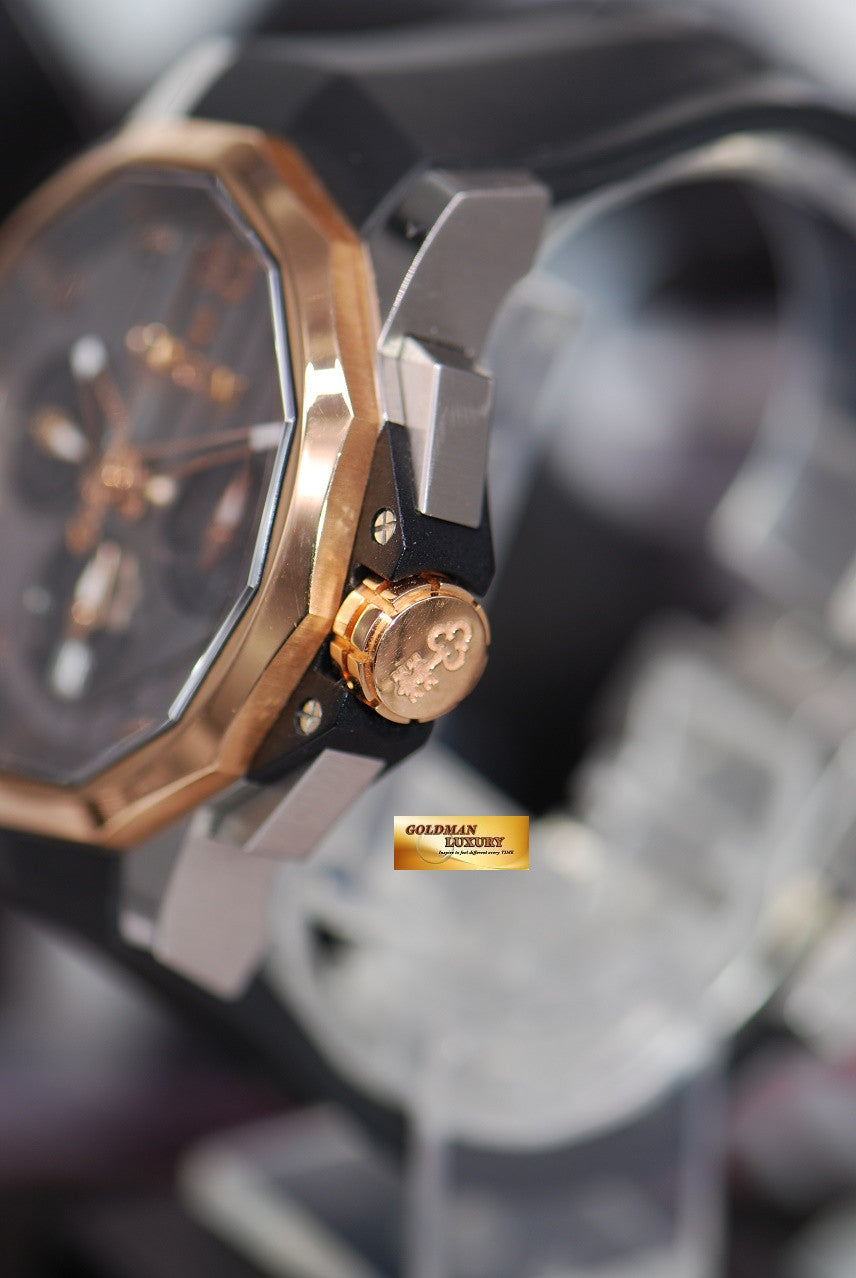 [SOLD] CORUM ADMIRAL'S CUP LEGEND CHRONOGRAPH 43mm 18K PINK GOLD BEZEL AUTOMATIC (MINT)