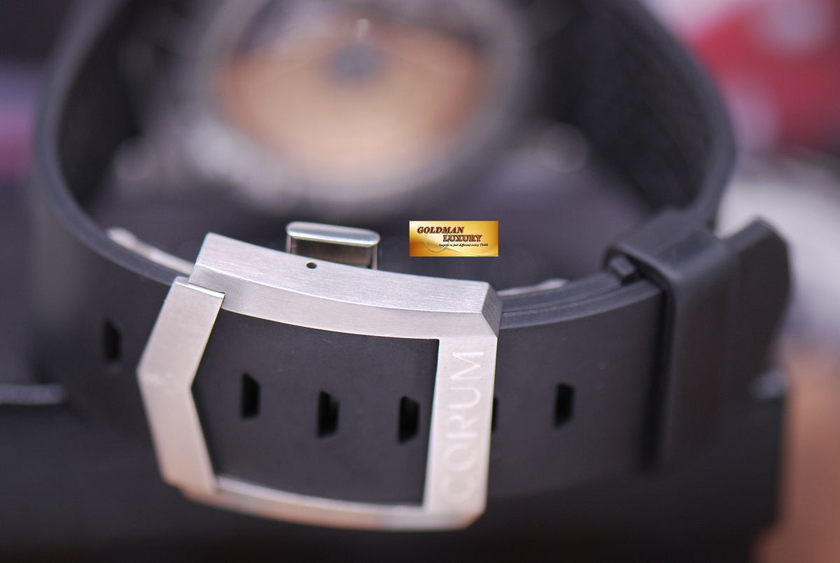 [SOLD] CORUM ADMIRAL'S CUP LEGEND CHRONOGRAPH 43mm 18K PINK GOLD BEZEL AUTOMATIC (MINT)