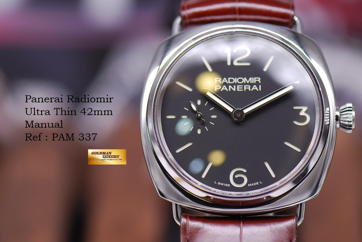 [SOLD] PANERAI RADIOMIR ULTRA THIN MANUAL PAM 337 (LNIB) LIMITED EDITION 800 Pcs