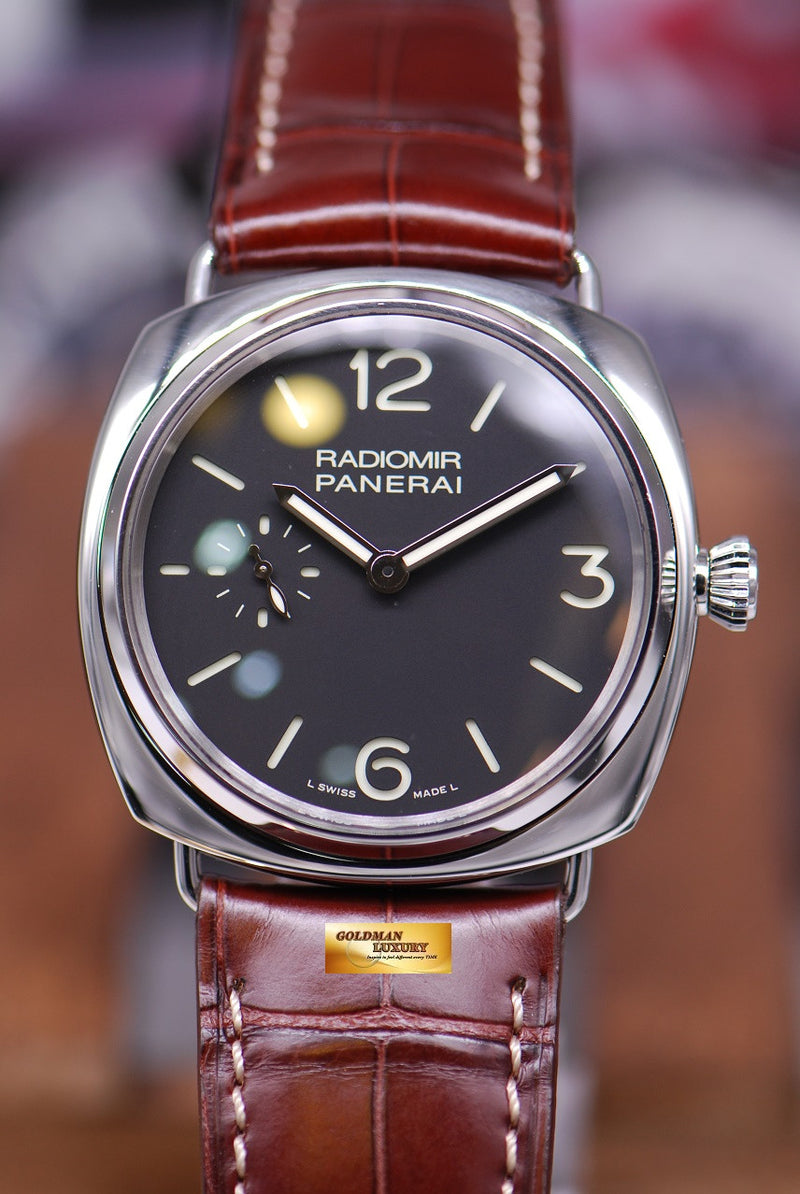SOLD PANERAI RADIOMIR ULTRA THIN MANUAL PAM 337 LNIB LIMITED EDITI Goldman Luxury