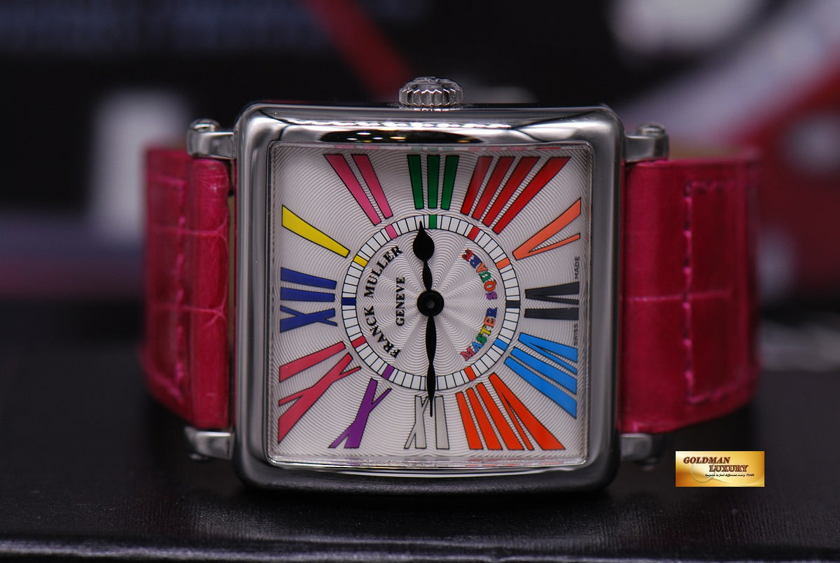 [SOLD] FRANCK MULLER MASTER SQUARE LADIES COLOUR DREAM QUARTZ 6002M QZ COL DRM (MINT)