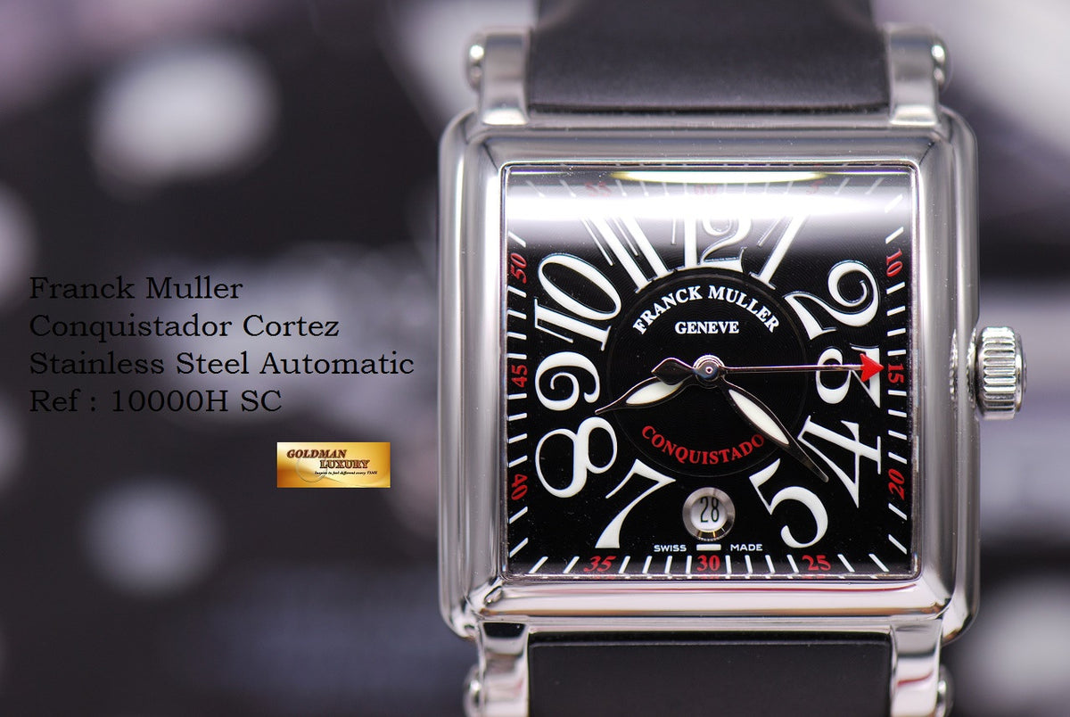 [SOLD] FRANCK MULLER CONQUISTADOR CORTEZ 40mm Ref 10000H SC AUTOMATIC (LNIB)
