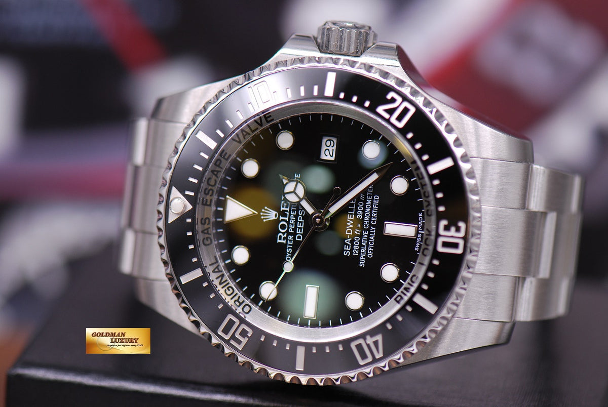 [SOLD] ROLEX OYSTER PERPETUAL DEEPSEA SEA-DWELLER BLACK 116660 (LNIB)