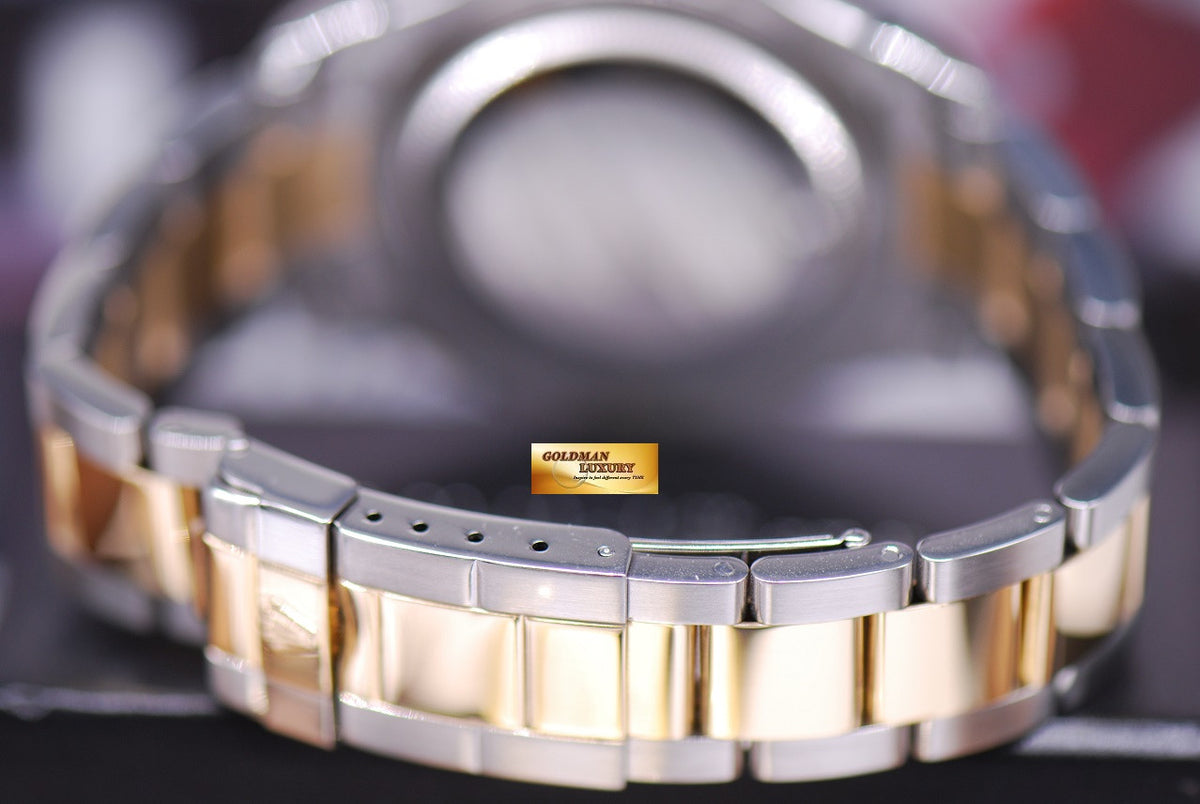 [SOLD] ROLEX OYSTER PERPETUAL YACHT-MASTER HALF-GOLD BLUE Ref 16623 (MINT)