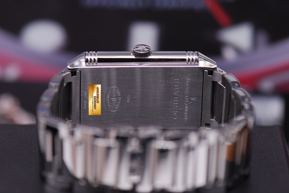 [SOLD] JLC REVERSO GRANDE LADIES SS ULTRA THIN DIAMOND MANUAL (LNIB)