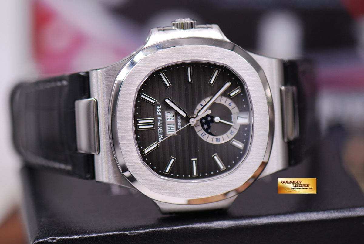 [SOLD] PATEK PHILIPPE NAUTILUS ANNUAL CALENDAR MOONPHASE 5726A-001 (NEW-UNWORN)