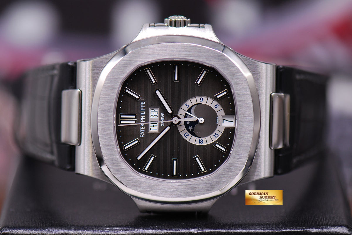 [SOLD] PATEK PHILIPPE NAUTILUS ANNUAL CALENDAR MOONPHASE 5726A-001 (NEW-UNWORN)