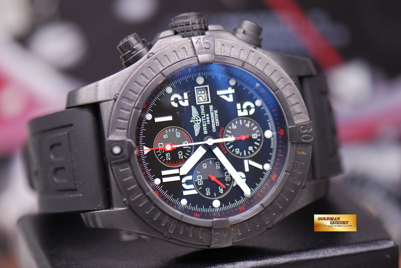 Breitling super avenger cheap black steel