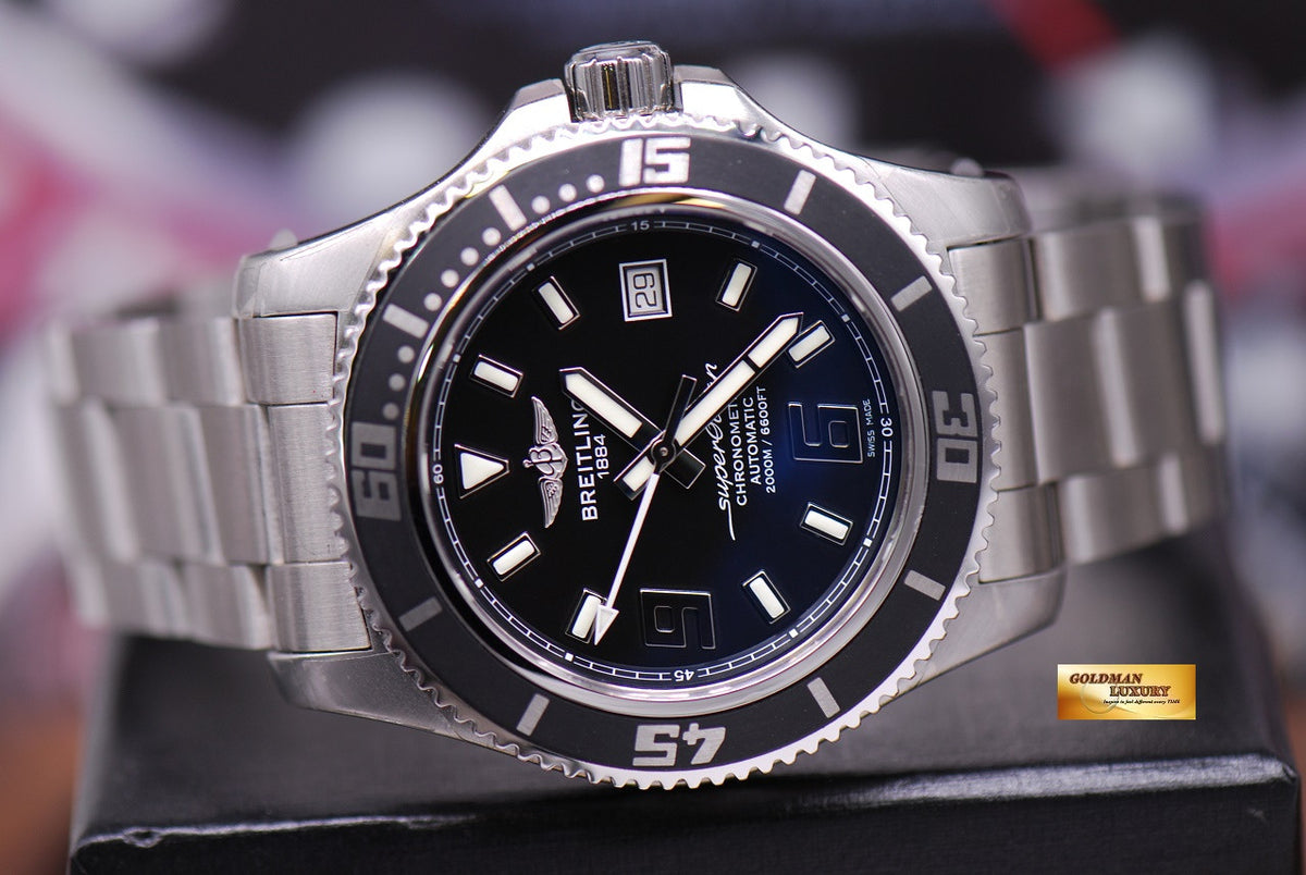 [SOLD] BREITLING SUPEROCEAN 44mm STEEL AUTOMATIC (LNIB)